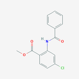 molecular formula C15H12ClNO3 B5482726 Methyl 2-benzamido-4-chlorobenzoate 