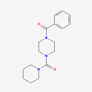 molecular formula C17H23N3O2 B5482898 (4-Benzoyl-piperazin-1-yl)-piperidin-1-yl-methanone 