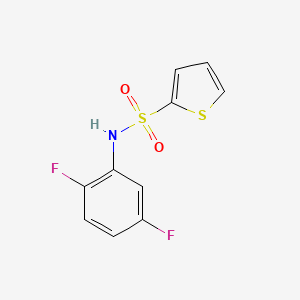 molecular formula C10H7F2NO2S2 B5482933 N-(2,5-difluorophenyl)thiophene-2-sulfonamide 