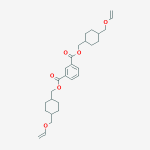 molecular formula C28H38O6 B054830 Bis[[4-(ethenoxymethyl)cyclohexyl]methyl] Benzene-1,3-dicarboxylate CAS No. 119581-93-0