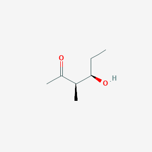 molecular formula C7H14O2 B054836 (3R,4R)-4-Hydroxy-3-methylhexan-2-one CAS No. 112294-94-7