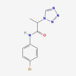 molecular formula C10H10BrN5O B5484066 MFCD20503227 