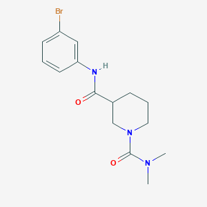 molecular formula C15H20BrN3O2 B5484170 N~3~-(3-bromophenyl)-N~1~,N~1~-dimethylpiperidine-1,3-dicarboxamide 