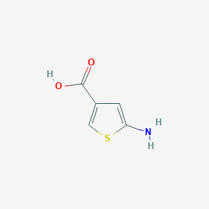 molecular formula C5H5NO2S B054849 5-Aminothiophene-3-carboxylic acid CAS No. 116539-01-6