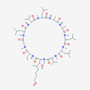 molecular formula C62H113N11O13 B054852 Dihydro-csa M17 CAS No. 121886-75-7
