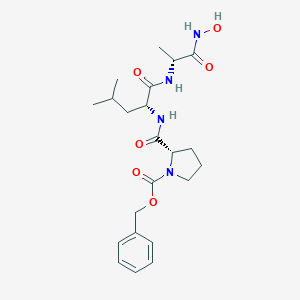 molecular formula C22H32N4O6 B054859 Z-Pro-D-Leu-D-Ala-NHOH CAS No. 123984-15-6