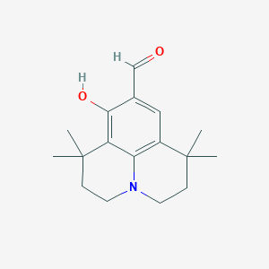 molecular formula C17H23NO2 B054870 8-Hydroxy-1,1,7,7-tetramethyljulolidine-9-carboxaldehyde CAS No. 115662-09-4