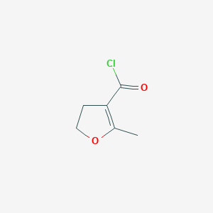 molecular formula C6H7ClO2 B054880 2-methyl-4,5-dihydrofuran-3-carbonyl Chloride CAS No. 116974-93-7