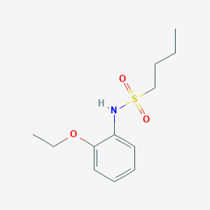 molecular formula C12H19NO3S B5488784 N-(2-ethoxyphenyl)butane-1-sulfonamide 