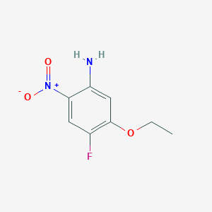 molecular formula C8H9FN2O3 B054896 5-Ethoxy-4-fluoro-2-nitroaniline CAS No. 125163-13-5