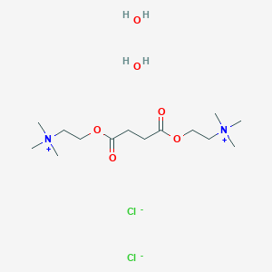 molecular formula C14H34Cl2N2O6 B000549 Succinylcholine chloride dihydrate CAS No. 6101-15-1