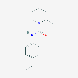 molecular formula C15H22N2O B5490313 N-(4-ethylphenyl)-2-methylpiperidine-1-carboxamide 
