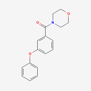 molecular formula C17H17NO3 B5491055 Morpholino(3-phenoxyphenyl)methanone 