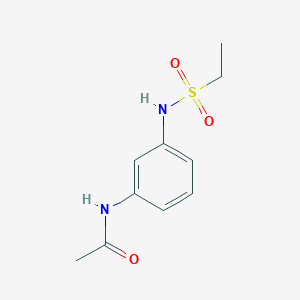 molecular formula C10H14N2O3S B5491082 N-(3-ethanesulfonamidophenyl)acetamide 