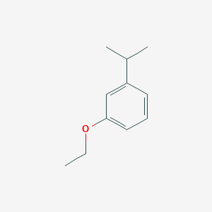molecular formula C11H16O B054914 Benzene,1-ethoxy-3-(1-methylethyl)-(9ci) CAS No. 124267-89-6