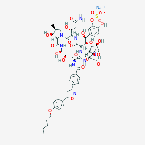 molecular formula C56H70N9O23SNa B549163 Micafungin sodium CAS No. 208538-73-2