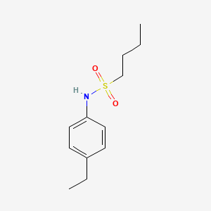 molecular formula C12H19NO2S B5491764 N-(4-ethylphenyl)butane-1-sulfonamide 