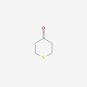 molecular formula C5H8OS B549198 Tetrahydrothiopyran-4-one CAS No. 1072-72-6