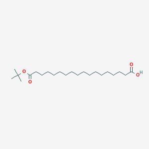 molecular formula C22H42O4 B549203 18-(叔丁氧基)-18-氧代十八烷酸 CAS No. 843666-40-0