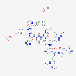 molecular formula C80H113ClN18O13 B549211 Ganirelix acetate CAS No. 129311-55-3