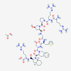 molecular formula C59H89N19O13S.C2H4O2 B549223 Icatibant Acetate CAS No. 138614-30-9
