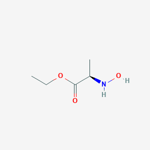 molecular formula C5H11NO3 B054924 Ethyl (2R)-2-(hydroxyamino)propanoate CAS No. 120049-41-4