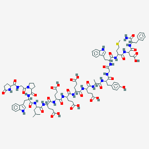 molecular formula C₉₇H₁₂₄N₂₀O₃₁S B549240 小胃泌素I CAS No. 10047-33-3