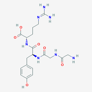molecular formula C19H29N7O6 B549246 Gly-gly-tyr-arg CAS No. 70195-20-9