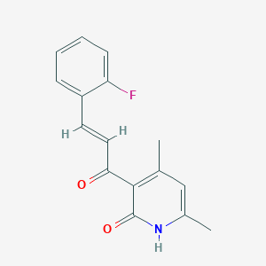 molecular formula C16H14FNO2 B5492557 CHEMBRDG-BB 5274945 CAS No. 353776-02-0