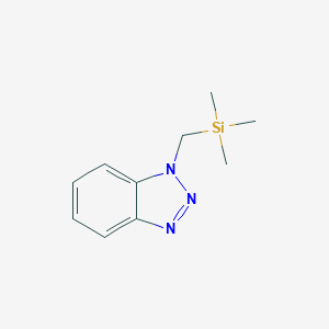 molecular formula C10H15N3Si B054929 1-[(Trimethylsilyl)methyl]benzotriazole CAS No. 122296-00-8