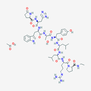 molecular formula C61H88N16O14 B549306 Leuprolide acetate CAS No. 74381-53-6