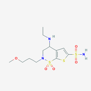 molecular formula C12H21N3O5S3 B549342 Brinzolamide CAS No. 138890-62-7