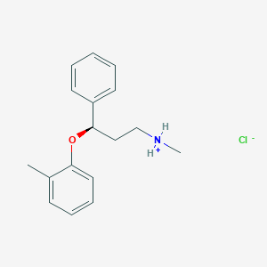 molecular formula C17H22ClNO B549349 Atomoxetine, HCl CAS No. 82248-59-7