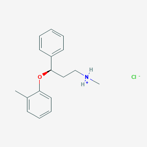 molecular formula C17H21NO · HCl B549349 Atomoxetine hydrochloride CAS No. 82248-59-7