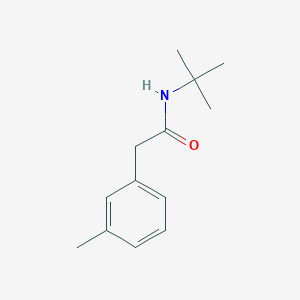 molecular formula C13H19NO B5493519 N-tert-butyl-2-(3-methylphenyl)acetamide 