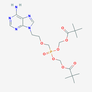 molecular formula C20H32N5O8P B549357 Adefovir dipivoxil CAS No. 142340-99-6