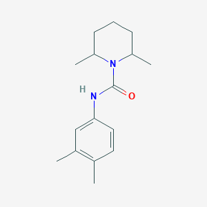molecular formula C16H24N2O B5494162 N-(3,4-dimethylphenyl)-2,6-dimethylpiperidine-1-carboxamide 