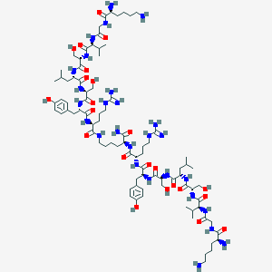 molecular formula C86H147N27O23 B549418 CTCE-9908 CAS No. 1030384-98-5