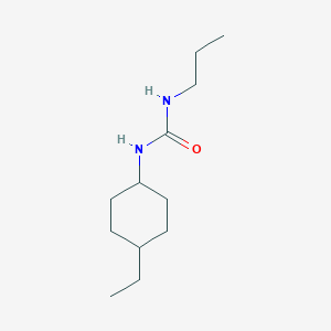 molecular formula C12H24N2O B5494215 1-(4-Ethylcyclohexyl)-3-propylurea 