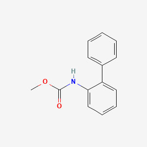 molecular formula C14H13NO2 B5494483 Methyl biphenyl-2-ylcarbamate 