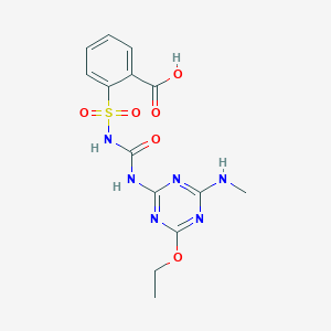 molecular formula C14H16N6O6S B054947 Ethametsulfuron CAS No. 111353-84-5