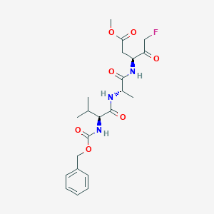 molecular formula C22H30FN3O7 B549507 Z-VAD-fmk CAS No. 187389-52-2