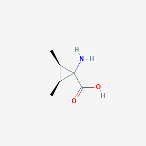 molecular formula C6H11NO2 B054951 (2R,3S)-1-amino-2,3-dimethylcyclopropane-1-carboxylic acid CAS No. 116498-02-3