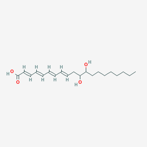 molecular formula C20H32O4 B054953 11,12-Dihydroxyeicosatetraenoic acid CAS No. 122087-32-5