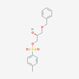 molecular formula C17H20O5S B054956 (R)-3-(Benzyloxy)-2-hydroxypropyl 4-methylbenzenesulfonate CAS No. 23214-66-6