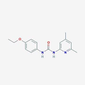 molecular formula C16H19N3O2 B5495795 1-(4,6-Dimethylpyridin-2-yl)-3-(4-ethoxyphenyl)urea 