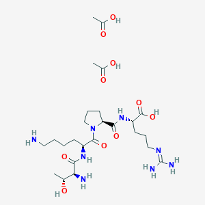 molecular formula C23H44N8O8 B549589 L-Arginine, diacetate salt CAS No. 72103-53-8