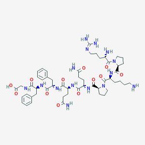 molecular formula C52H77N15O12 B549627 Substance P (1-9) CAS No. 57468-17-4