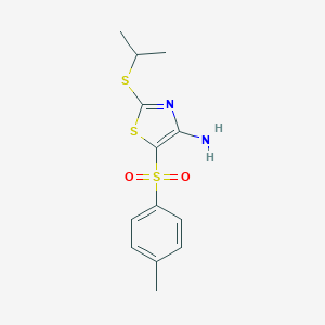 4-Amino-2-isopropylthio-5-tosylthiazole
