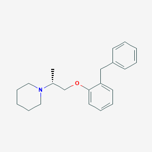 molecular formula C21H27NO B054964 Benproperine, (R)- CAS No. 124678-30-4